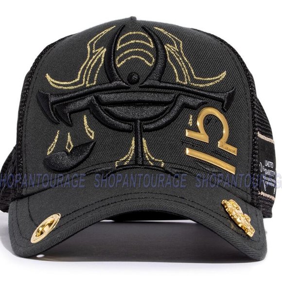 Red Monkey Libra Black RM1424 New Zodiac Series Limited Edition Trucker Hat Cap - Picture 3 of 7